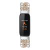 Fit for Fitbit Luxe/Luxe SE Bands Women Men, Adjustable Woven Feminine Bracelet Straps Replacement Watch Band Wristbands for Fitbit Luxe Special Edition Fitness Tracker (Apricot) view 3