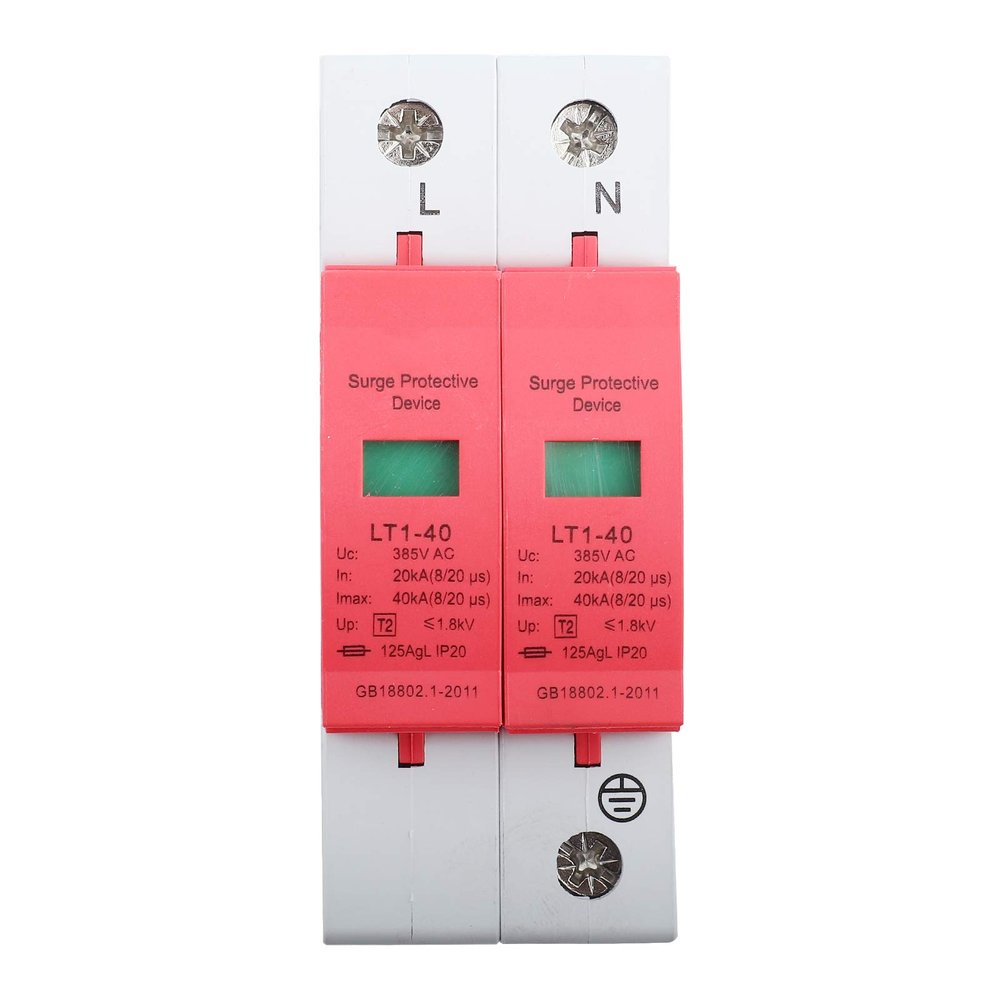 EVTSCAN Latest Surge Protective Device Telephone Thunder Tele Protector LowVoltage Arrester, Surge Breaker Surge Protective Device (2P40KA)