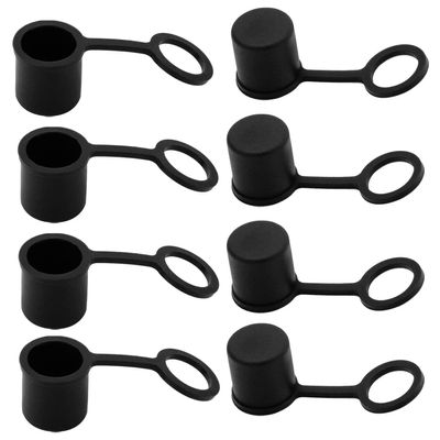 Jutagoss Anti-Dust Stopper BNC-B Silicone Dust Cap Port Cover Dust Plugs Protector Black for Some Laptops 20PCS
