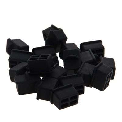 Jutagoss Anti-Dust Stopper SFP-A Silicone Dust Cap Port Cover Dust Plugs Protector Black for Some Laptops 20PCS