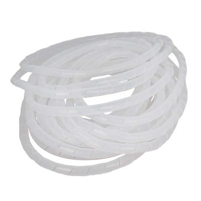 Bettomshin 3Pcs 26.5 Feet PE Spiral Cable Wrap, Wire Cord Covers for TV Computer Electrical Organizer, Tangle Stop and Detangler White