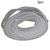 Bettomshin 3Pcs 26.5 Feet PE Spiral Cable Wrap, Wire Cord Covers for TV Computer Electrical Organizer, Tangle Stop and Detangler White view 4
