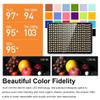 Aputure Amaran P60x 60W Output Bi-Color Lensed LED Panel Video Light 5070+ lux, CRI 95+, TLCI 97+, Color Temperature 3200K~6500K, APP Control & 4 Built-in Lighting FX, Softbox, Carring Case view 2