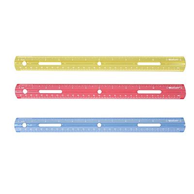 Acme United ACM10526-36 12 in. Westcott Plastic Ruler - 36 Each