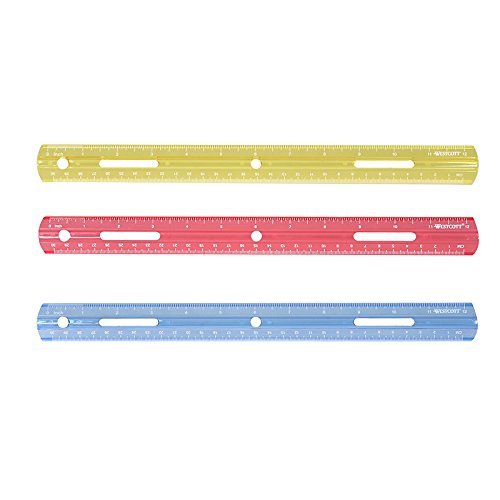 Acme United ACM10526-36 12 in. Westcott Plastic Ruler - 36 Each