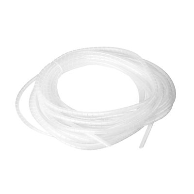 Bettomshin 1Pcs 40 Feet PE Spiral Cable Wrap, Wire Cord Covers for TV Computer Electrical Wire Organizer, Tangle Stop and Detangler White