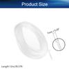 Bettomshin 1Pcs 40 Feet PE Spiral Cable Wrap, Wire Cord Covers for TV Computer Electrical Wire Organizer, Tangle Stop and Detangler White view 2