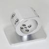 Boat T-top Clamp on mounting Plate Bracket for VHF Antenna Ratchet Mount, Light, Accessory Radar Arch,Universal fit 2".1.9",1.5" tubing Tower view 3