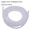 Bettomshin 1Pcs 20 Feet PE Spiral Cable Wrap, Wire Cord Covers for TV Computer Electrical Wire Organizer, Tangle Stop and Detangler White view 2