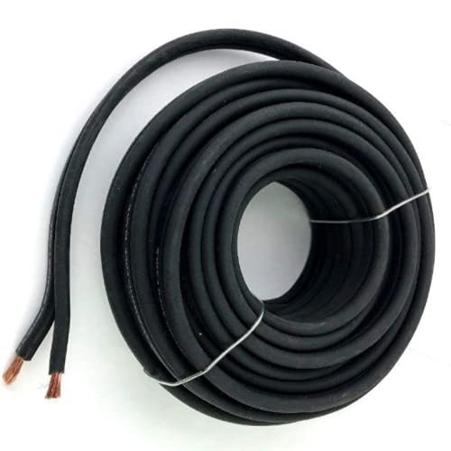 1 Pcs 50 Feet Black Pure Copper Marine Car Audio Speaker Cable Wire 14 AWG True Gauge | #AA86DL