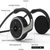itayak Behind The Head Headphones, Bluetooth 5.0 Neckband Around Head Headphones Lightweight Small Foldable Wireless Sports Sweatproof Headset with Microphone & Carrying Case (Black) view 2