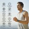 itayak Behind The Head Headphones, Bluetooth 5.0 Neckband Around Head Headphones Lightweight Small Foldable Wireless Sports Sweatproof Headset with Microphone & Carrying Case (Black) view 3