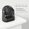 Mini Desk Fan, Portable Quiet Desktop Personal Fan,USB Operated Fan with 3 Speeds, Ultra Quiet Operation, 360 Adjustment, Portable Personal Fan for Home Office Desktop (Black) (Color : Black) view 4