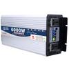 Pure Sine Wave Inverter 6000W 8000W Car Inverter Dc 12V/24V/48V/60V To Ac 110V/220V Power Inverters,2 Triple Outlets,Smart Color Screen Display,For Rv Trucks Boats And Emergency.,6000W-24Vto220V view 1