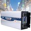 ZWJABYY 12V/24V/48V/60V to 110V/220V Inverter for Car,Pure Sine Wave Inverter 6000W 8000W Power Inverters,2 Ac Outlets for Home Rv Truck,with Smart Color Screen Display,6000W-12Vto220V view 1