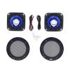 Coaxial Speaker, 2pcs 12V 180W 4 4 inch car coaxial Speaker kit Metal Stereo Music Full Frequency Induction Universal view 1