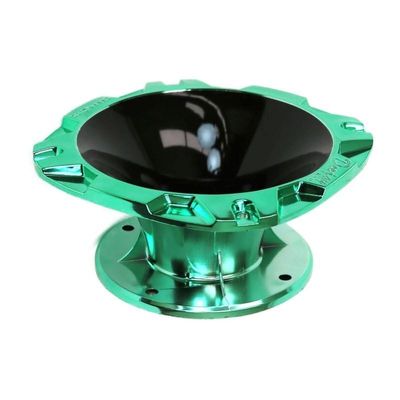 DEEJAY LED TBH2INSHORTBKGRE DJL Short 2-inch Bolt On Horn Black Green