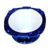 DEEJAY LED TBH2INSHORTWHBLU DJL Short 2-inch Bolt On Horn White Blue view 1
