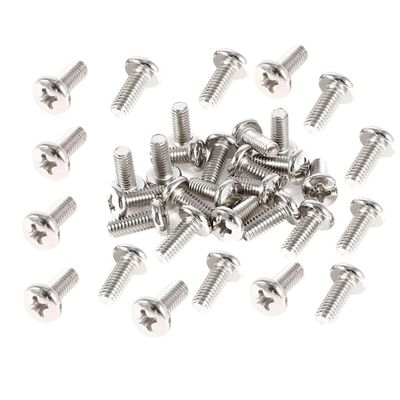 bnafes 55Pcs VESA Computer TV LCD Monitor Stand Bracket Mounting Screw M4x12mm