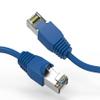 6ft (1.8M) Cat6A Shielded (SSTP) Ethernet Network Booted Cable 6 Feet (1.8 Meters) Gigabit LAN Network Cable RJ45 High Speed Patch Cable, Blue (6 Pack) view 1