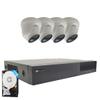 ACELEVEL 4K Security Camera System w/ 4K 4CH PoE NVR, (4) 8MP IP PoE Camera, 2.8mm Lens, 2TB HDD Pre-Installed (4CH NVR + 4 Domes w/ 2TB HDD) view 1