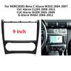 9 inch Car Radio Fascias Panel for Mercedes Benz W203 C209 2006-09 Stereo Frame view 2