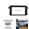 9 inch Car Radio Fascias Panel for BMW E46 1998-2005 Stereo Dash Frame view 4