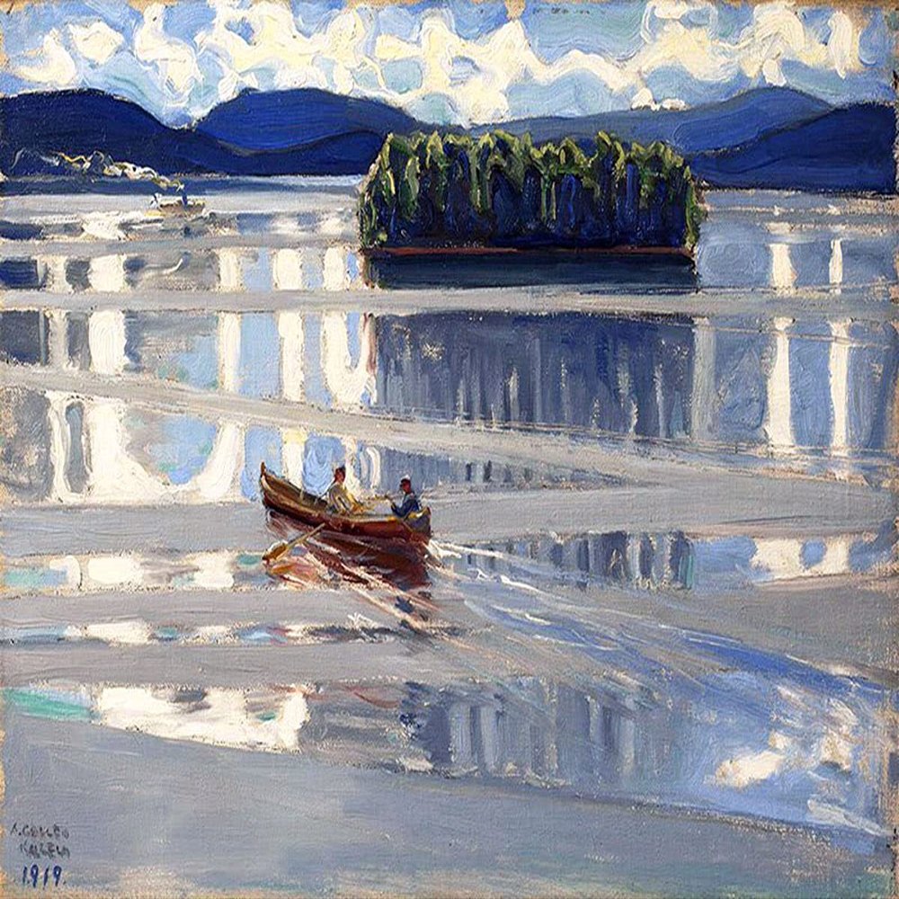 Akseli Gallen Kallela : El Lago Keitele : 1919 : Archival Quality Art Print