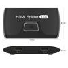 4K 1x4 HDMI Splitter by HDSUNWSTD - 1 Port to 4 HDMI Display-Powered Splitter Ver 1.4 Certified for 4K Full HD 1080P High Resolution & 3D Support (One Input to Four Outputs) view 4