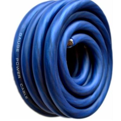 1 Pcs 20 Feet Copper Blue Flex Power Wire Strands High Voltage Marine Cable 4 Gauge | #AA86DL