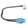 rcd330 fakra-2 to 1 MIB Antenna Adapter G FAKRA Radio for RCD330G RCD330 RCN210 RCD510 Fit for Desay view 4