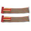 2Pcs Red Expansion Board, 40Pin Ribbon Cable Fit Assembled T Type GPIO Adapter, for Raspberry Pi 2B/3B/3B+ view 1