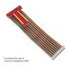 2Pcs Red Expansion Board, 40Pin Ribbon Cable Fit Assembled T Type GPIO Adapter, for Raspberry Pi 2B/3B/3B+ view 2