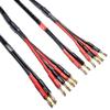 CNCESS CESS-106-3f Bi-Wire Banana Plug Splitter Speaker Cable, 2 Banana Plugs to 4 Banana Plugs, 12 Gauge, 2-Channel (3 Feet) view 2