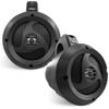 2-Way Waterproof Bluetooth Off-Road Speakers - 4 inch 900W Active Passive Marine Grade Wakeboard Tower Speakers System w/AUX, Full Range Outdoor Stereo Speaker for ATV/UTV Jeep Boat - Pyle PLUTV40BTA view 1
