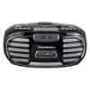 Studebaker Retro Edge Big Sound Bluetooth Boombox with CD/Cassette Player-Recorder/AM-FM Stereo Radio (Black/SB2150B) view 2