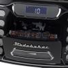 Studebaker Retro Edge Big Sound Bluetooth Boombox with CD/Cassette Player-Recorder/AM-FM Stereo Radio (Black/SB2150B) view 3