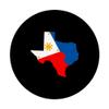 Texas Map Philippine Flag - Filipino Texas PopSockets Swappable PopGrip view 3