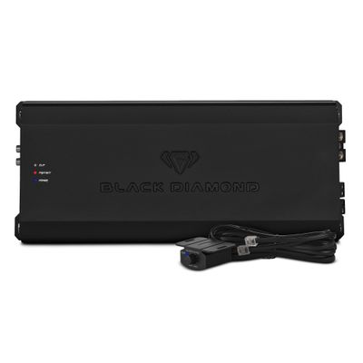 Black Diamond DIA-P1500x1D Car Audio Amplifier Class D 1 Channel Monoblock Amp 1500 Watts RMS, Remote Level Control Included