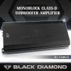 Black Diamond DIA-P1500x1D Car Audio Amplifier Class D 1 Channel Monoblock Amp 1500 Watts RMS, Remote Level Control Included view 4