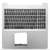 Replacement Laptop Upper Case Cover C Shell & Keyboard for ASUS U510 Silver US English Layout Small Enter Key Layout view 1