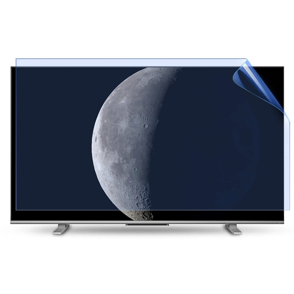 Anti UV Tv Film for 43 50 55 65 Inch, Anti Glare TV Screen Protector, Frosted Film Anti-Blue Light/Anti-Radiation Out Can Reduce Eye Fatigue,55" 1221 * 689