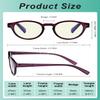 Eyekepper Multipack tinted Blue Light Blocking Reading Glasses for Women Men Readers Computer Eyeglasses +1.00 view 4