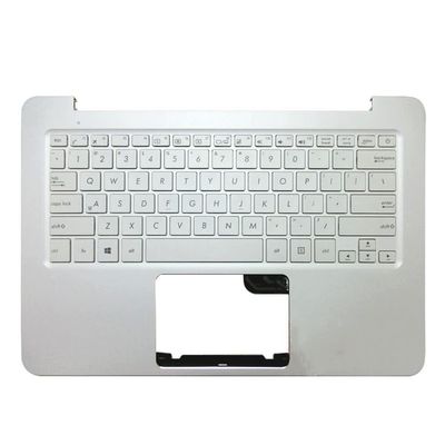 Replacement Laptop Upper Case Cover C Shell & Keyboard for ASUS U305 U305CA U305FA U305UA White US English Layout Small Enter Key Layout