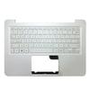 Replacement Laptop Upper Case Cover C Shell & Keyboard for ASUS U305 U305CA U305FA U305UA White US English Layout Small Enter Key Layout view 1