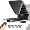 Desview T3 Portable Teleprompter for iPad Tablet iPhone up to 10 inch High Definition 70/30 Beam Splitter Glass with Remote Control for DSLR Camera Smartphone Video Recording (9 Lens Adapter Ring) view 1