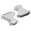 ACCL DB9-F/DB25-M Serial Adapter, Thumbscrew(DB9) / Hex Nut(DB25), 1 Pack view 1