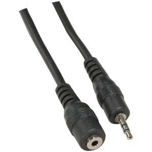 ACCL 12Ft 2.5mm Stereo M/F Speaker/Headset Cable, 1 Pack