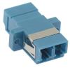 ACCL LC/UPC Singlemode Duplex Fiber Optic Coupler with Flange, Blue, 1 Pack view 1