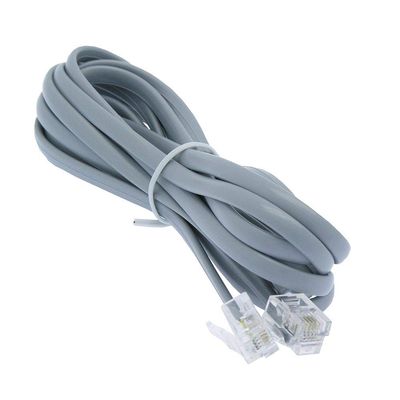 ACCL 7Ft RJ11 (4C) Modular Telephone Cable Reverse, 1 Pack